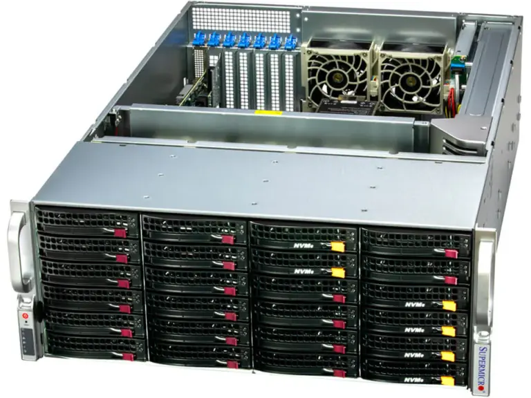 第5世代 インテル Xeon スケーラブル・プロセッサー搭載 超高密度ストレージサーバ「VCXS-4UDR24H1301」を販売開始