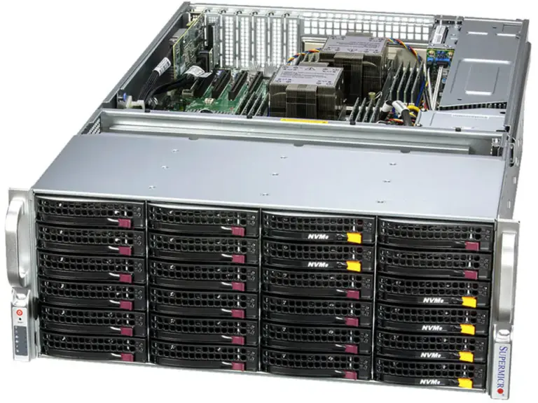 第5世代 インテル Xeon スケーラブル・プロセッサー搭載 超高密度ストレージサーバ「VCXS-4UDR36H1302」を販売開始